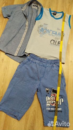 Футболка шорты рубашка костюм
