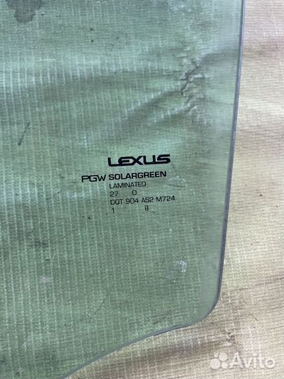 Стекло передней левой двери Lexus rx3