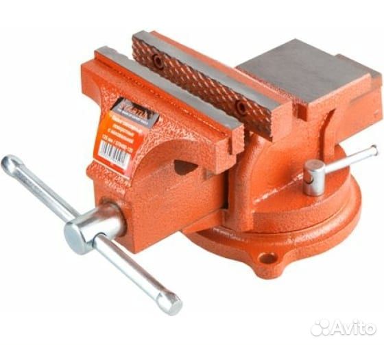 Тиски слесарные, поворотные 125 мм