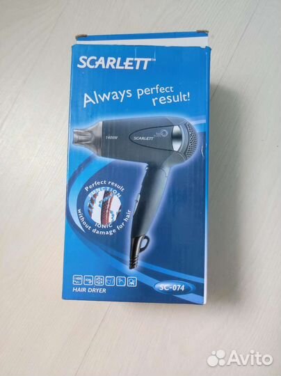 Дорожный складной фен scarlet 1400w