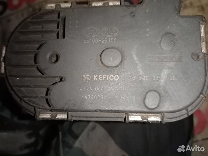 Заслонка дроссельная электрическая Hyundai Solari