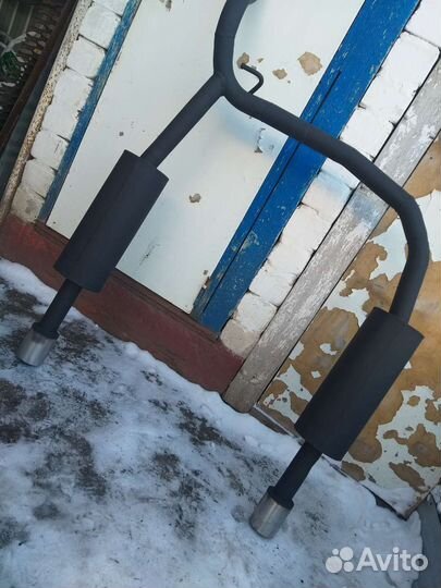 Глушитель раздвоенный приора десятка