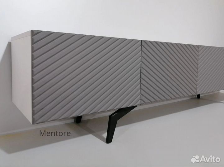 Тумба тв Bravo в цвете графит (конструктор)