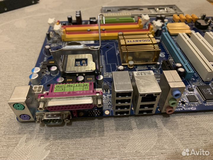 Материнская плата 775 gigabyte