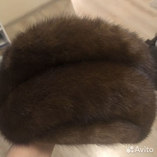 Норковая шапка мужская
