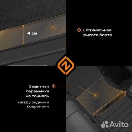 Коврики передние Renault Logan 2 с 2014-2023