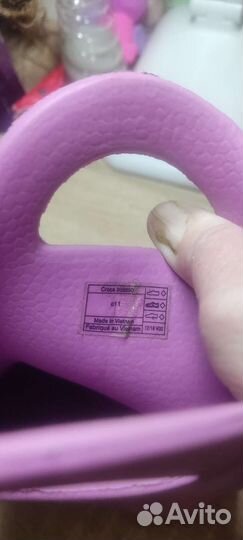 Резиновые сапоги crocs для девочки