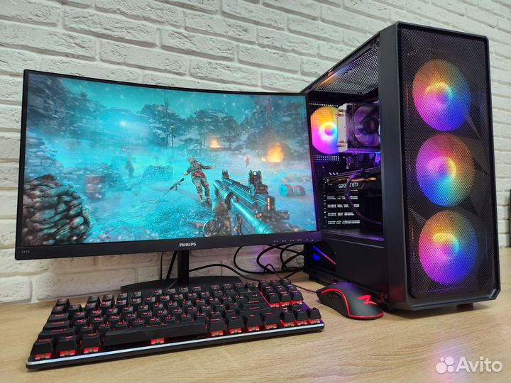 Игровой пк gtx 1660super/Ryzen 5/16gb