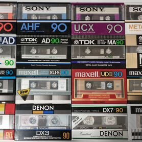 Аудиокассеты новые Sony TDK Maxell Denon