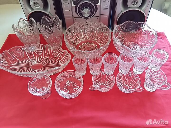 Ваза для фруктов Хрусталь СССР