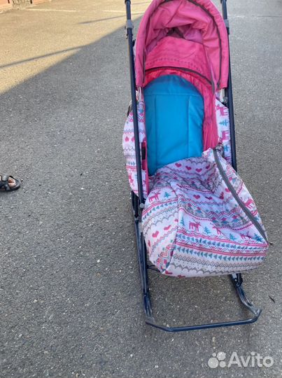 Коляска санки