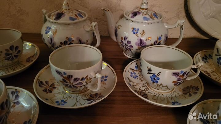 Чайный сервиз вербилки СССР