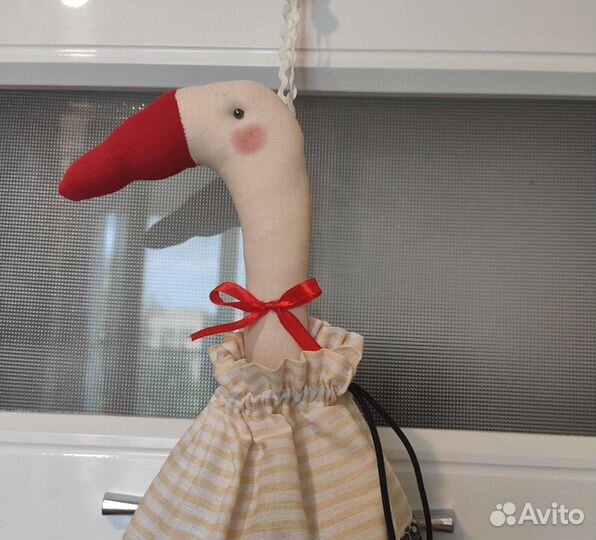 Кукла пакетница ручной работы, новая