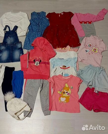 Пакет вещей для девочки 98 размер