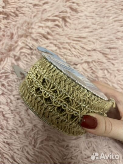 Декоративная лента из мешковины