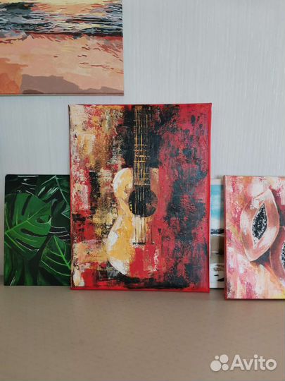 Панно акрилом на холсте