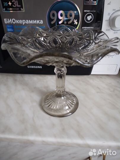 Ваза для фруктов на ножке Мальцов