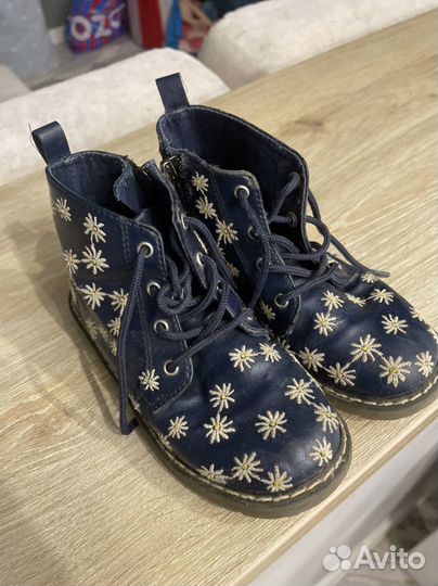 Ботинки осенние на девочку zara 25