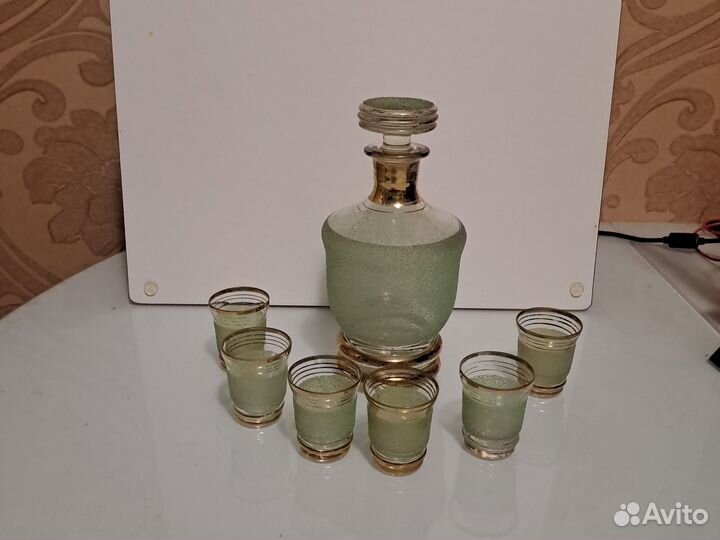 Графин с рюмками СССР