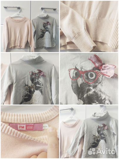 Детская одежда на девочку 1-3 года, 86-92 размер