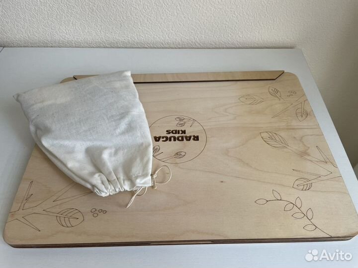 Планшет магнит обучающая азбука дерево