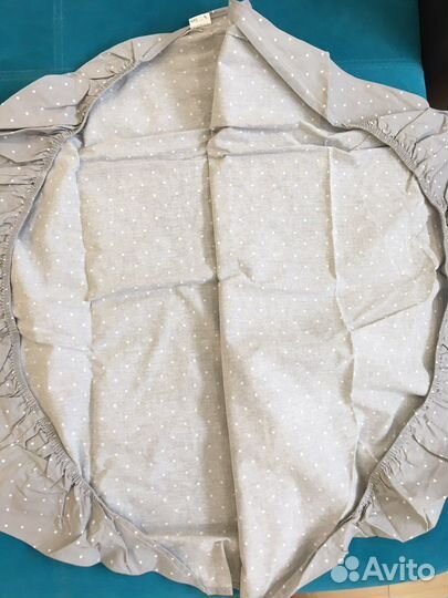 Простынь на резинке 60/120