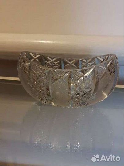 Хрустальный салатник СССР