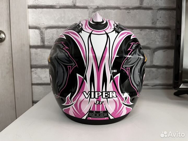 Шлем для мотоцикла кроссовый vega biper