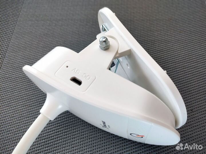 Настольная лампа белая USB LED светильник 3 режима