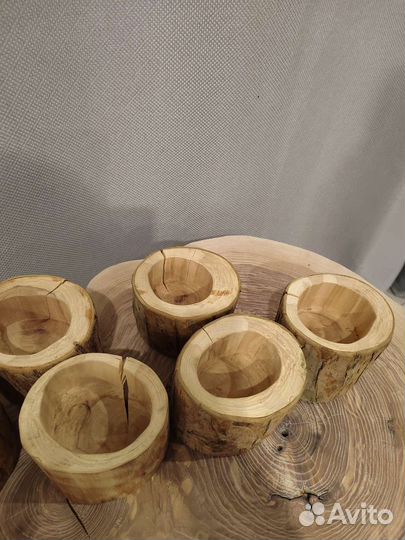 Деревянная баночка