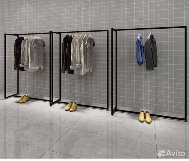 Вешалка напольная рейл