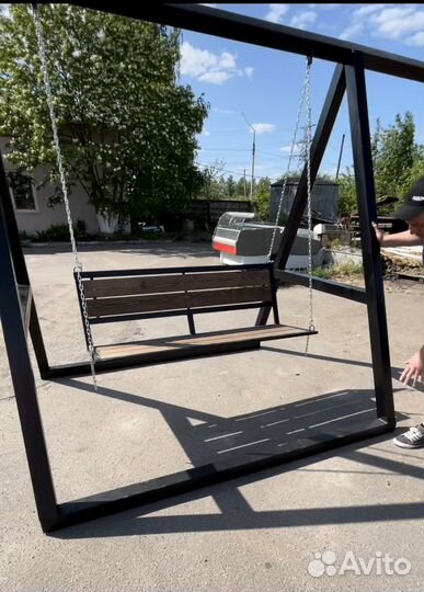 Садовые качели подвесные