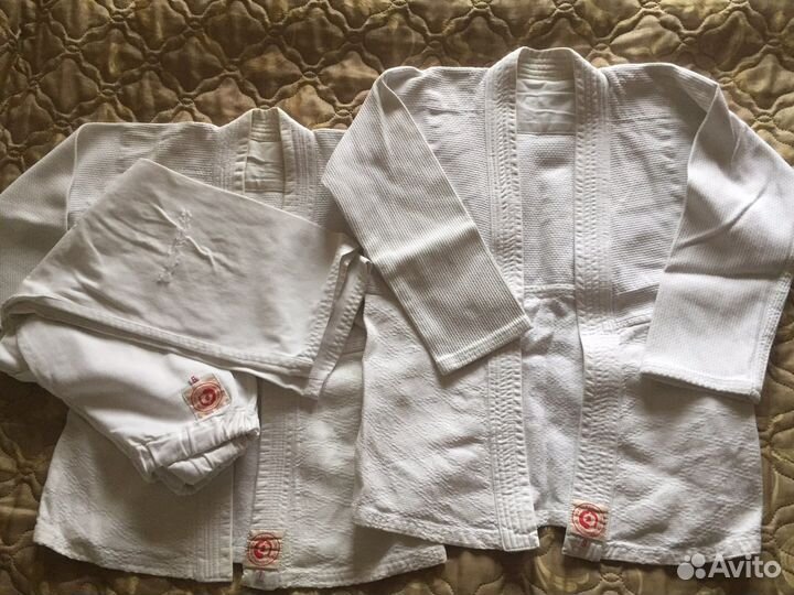 Кимоно для айкидо дзюдо джиу джитсу 6-8, 8-10 лет