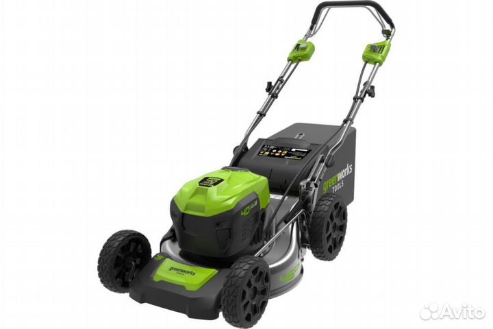 Бесщеточная самоходная аккумуляторная газонокосилк