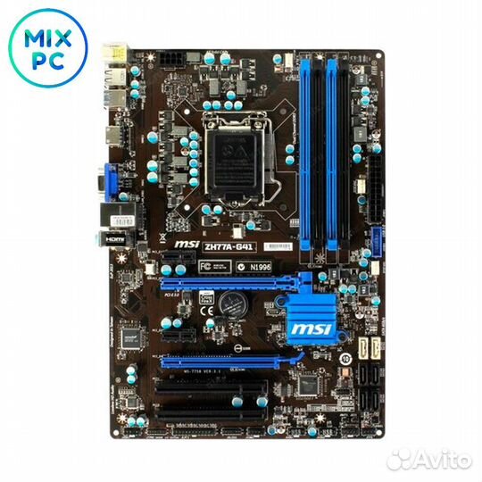 Материнская плата LGA1155 MSI ZH77A-G41 Б.У