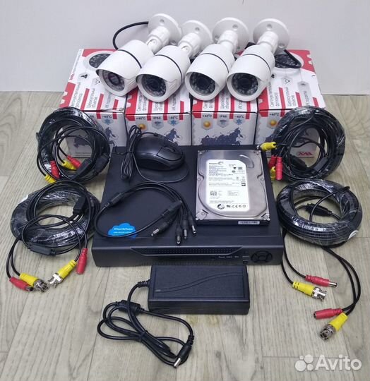 Готовый комплект видеонаблюдения