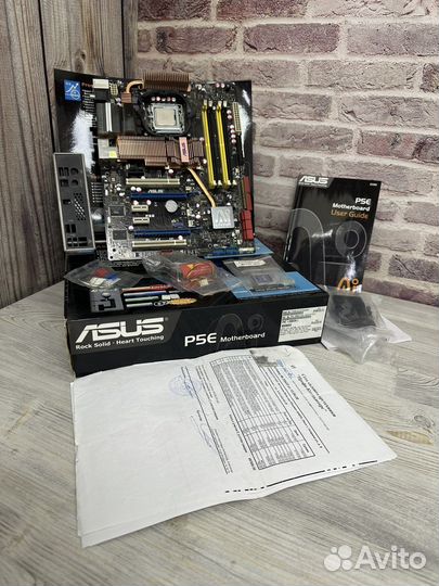 Материнская плата Asus P5K E8400 охлаждение