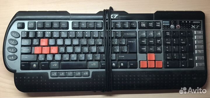 Клавиатура A4Tech X7-G800 Black Multimedia PS/2