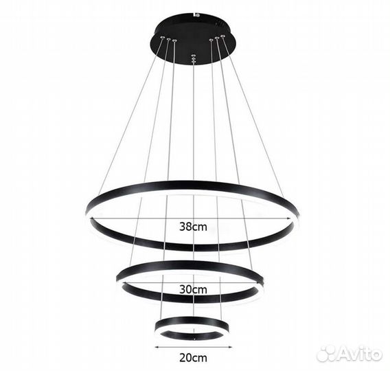 Светильник подвесной лэд новый