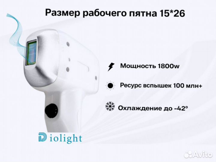 Диодный лазер DioLight Ultra'One 1800, рассрочка