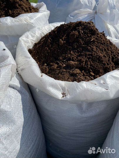 Перегной в мешках, сыпец,удобрение, газон насыпью