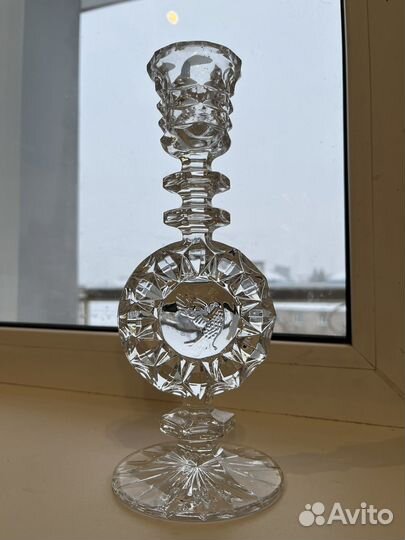 Хрустальный подсвечник