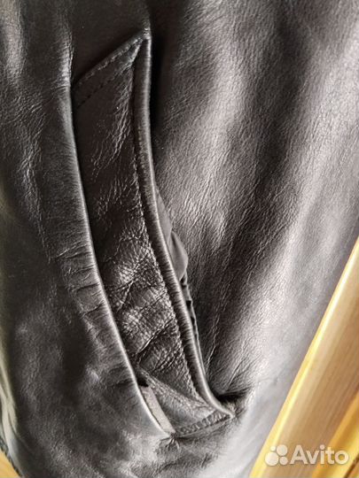 Кожаный тренч Chevignon (Франция) 54р