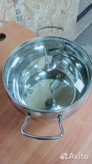 Кастрюля из нержавейки 5 литров