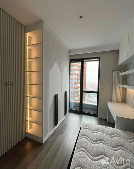 Шкаф с фрезерованными фасадами на заказ