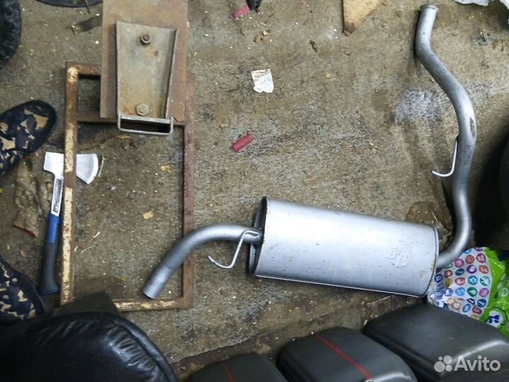 Глушитель шевроле Нива