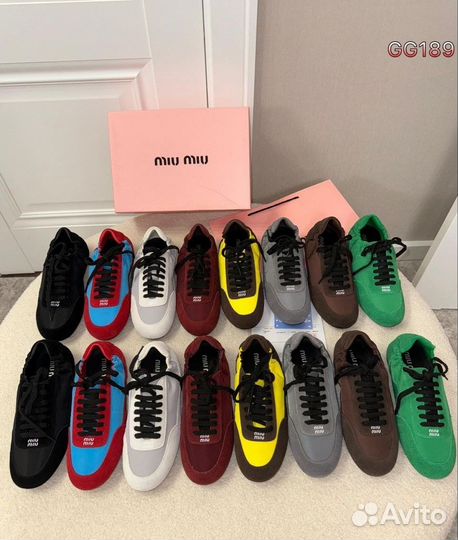 Кроссовки Кеды Miu Miu женские Размер 36-40