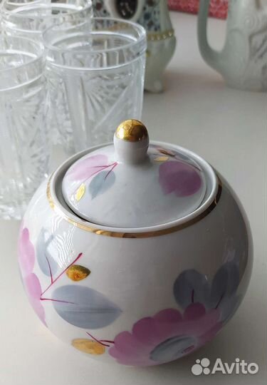 Фужеры сахарница соусник