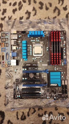 LGA 1155 Z77 Материнка MSI Z77A-G43 проверка