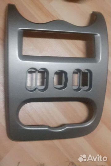 Renault logan 1 рамка блока управления печки